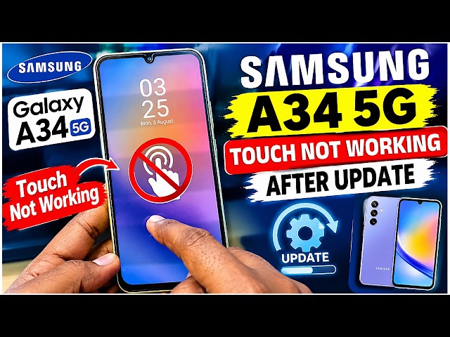 Don't Replace Your Screen! Fix Samsung A34 5G Touch Problem