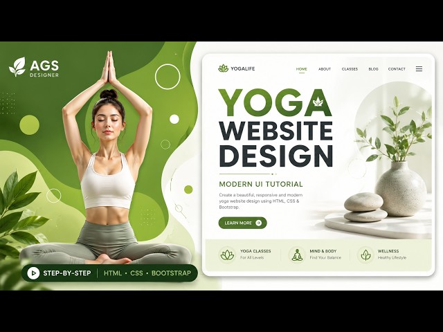 Yoga Home Page UIUX Design In Figma || #figma #uiuxdesign #uiux