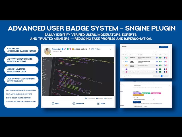 How to Install Custom Badge Plugin in Sngine | Easy Plugin Installation Guide