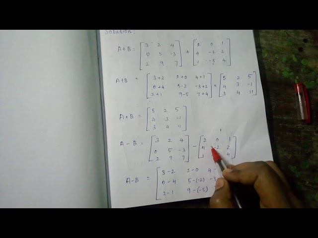 Business statistics - matrices part1 for all B.Com And B.Com CA