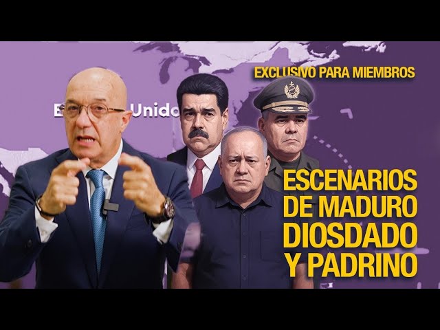 Los Escenarios que tienen Maduro, Padrino y Diosdado