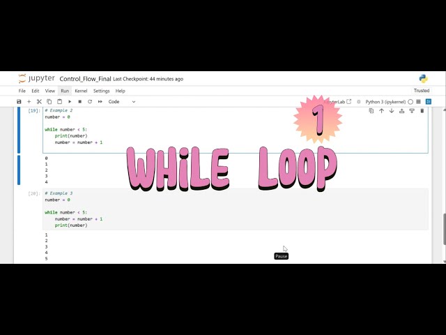 while loop 1: Python Control Flow Statements