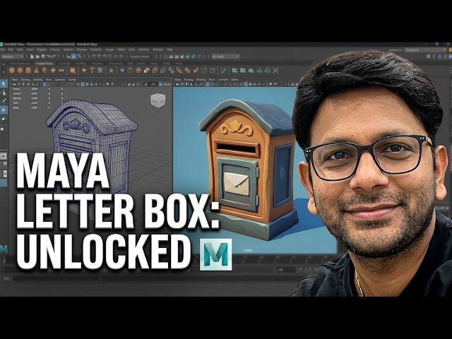 Letter Box Modeling in Maya: Step by Step