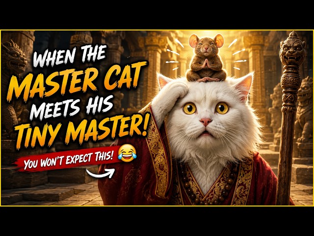 ai animation cat “மாஸ்டர் ! 😂🐱🐭”