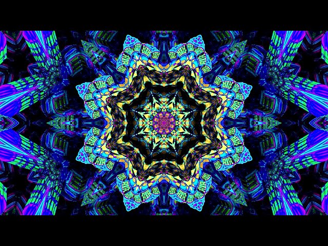 10 Hours Fractal Therapy | 528 Hz Frequency Music - Trippy Fractal Artwork for Deeper Understanding