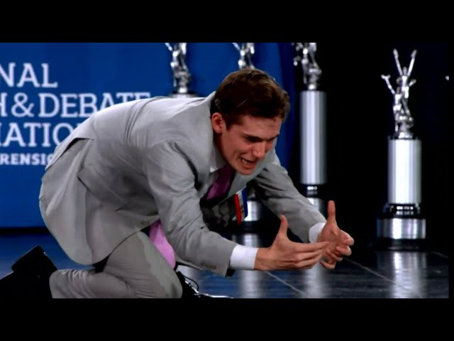 2023 NSDA Dramatic Interpretation Finalist - Continuing Education by Jordan Douglass - Max Blackwell