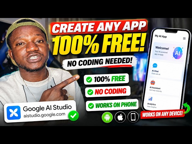 Build Apps With AI for FREE in Minutes — No Coding Needed!