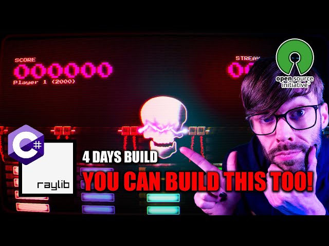 You Can Build This Arcade Game Too - C# Raylib Arcade Showcase (4 Day Build)