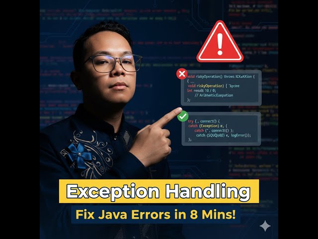 Java Exception Handling in 8 Minutes | Learn to Handle Errors Properly