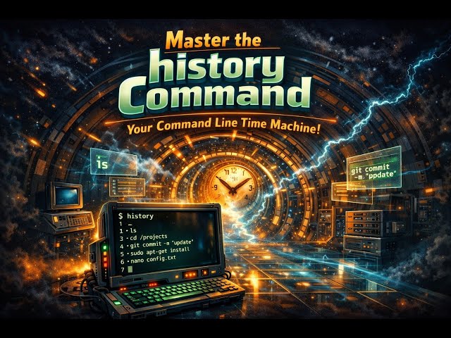 Master the history Command: Your Command Line Time Machine!