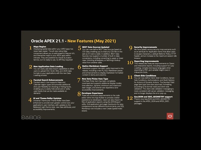 Oracle APEX New Features and Roadmap by Chaitanya Koratamaddi