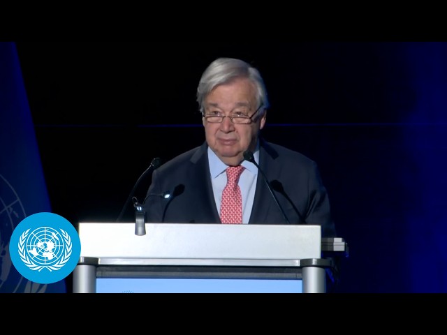 AI: UN Chief Calls for Global Rules to Govern Powerful New Tech - Press Conference | United Nations