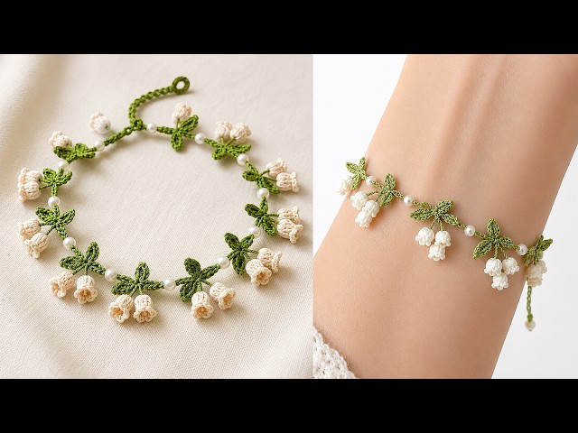 WoW Beautiful Crochet Bracelet Tutorial Step By step For Beginners Crochet Easy Pattern
