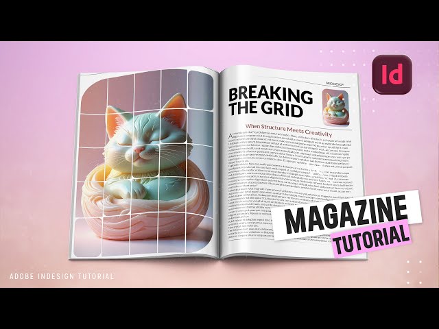 Design a Stunning Magazine Layout in InDesign & Illustrator | Step-by-Step Tutorial