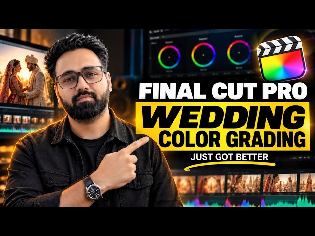 The FIRST Step to Color Grade a Wedding Film in Final Cut Pro (Hindi)