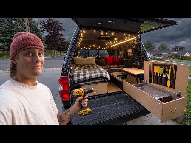 I turned my Truck into a Camper (DIY Start to Finish)