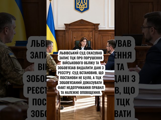 ⚡️ТЦК НЕ ОЧІКУВАЛИ такого РІШЕННЯ СУДУ #shorts