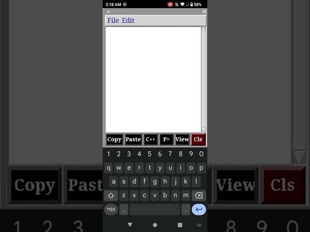 Python App GUI Tkinter