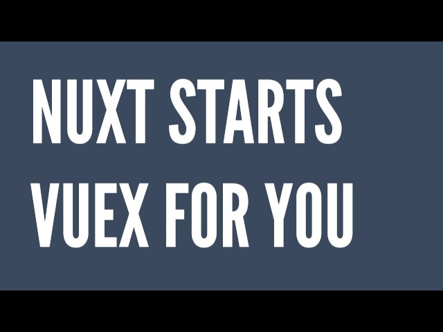 Vues from the Server