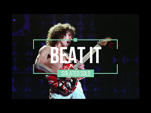 Beat it isolated solo standard tuning