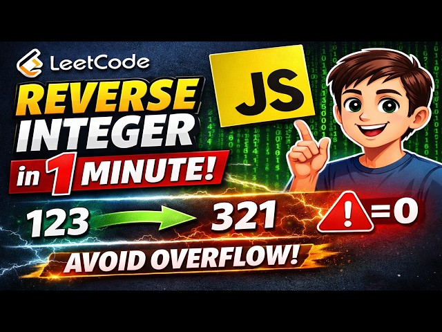LeetCode Reverse Integer in JavaScript | Easy Explanation + Code 🚀