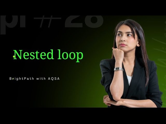 What is nested loop in c language basics