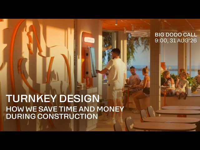 Turnkey Design: How We Save Time and Money During Construction / Big Dodo Call 31.08