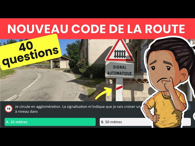 40 QUESTIONS - 2026 Highway Code Test #10