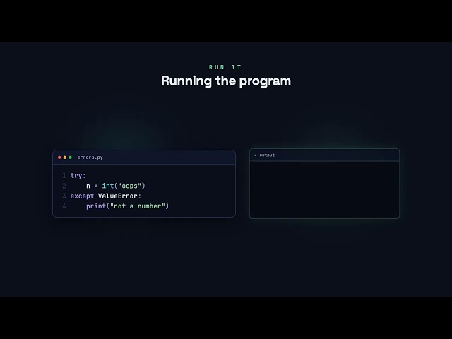 try / except - Python for Beginners