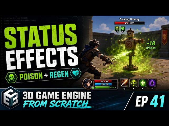 Build a Status Effect System in ECS | Poison, Regen & Damage Over Time | Ep 41