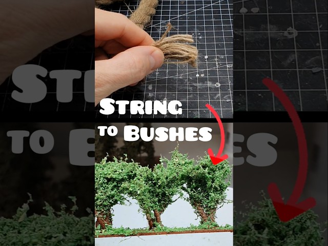 The Easiest DIY Bushes for Dioramas & Wargaming Terrain!