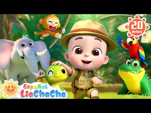 Quién Hace Esos Ruidos🌴 | Canción de los Animales | LiaChaCha en Español - Canciones Infantiles
