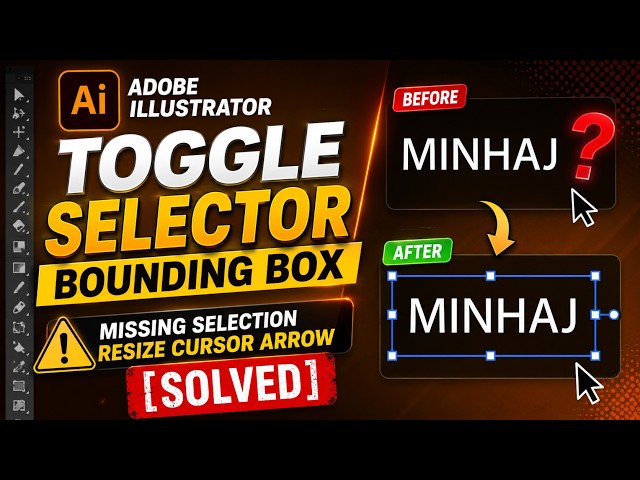 [SOLVED] Fix Missing Bounding Box in Adobe Illustrator