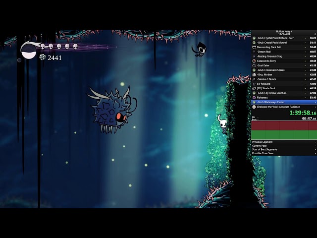 hollow knight 112% speedrun