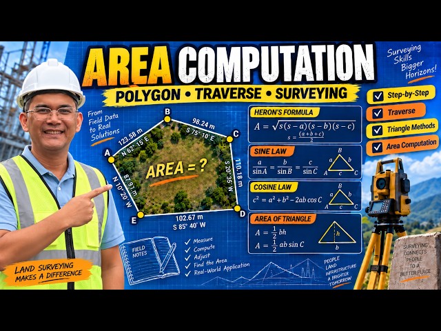 The Surveying Area Problem Every CE Student Must Know