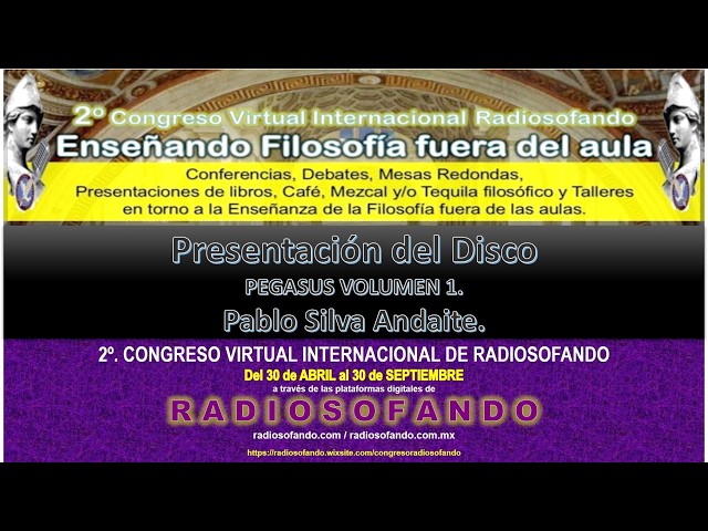 Presentación del Disco de Rock, Pegasus Volumen 1, de Pablo Silva Andaite