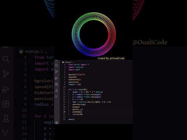 🔥💓  #python #oualicode #correctcoding #javascript #programming #coding #graphics