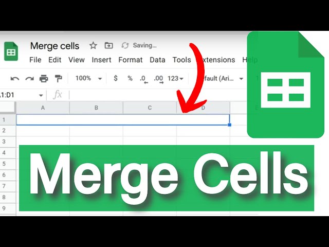 Merge cells in Google Sheets