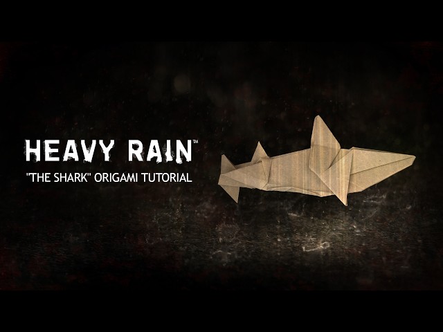 Heavy Rain | Fold the Shark Origami (Challenge Tutorial)