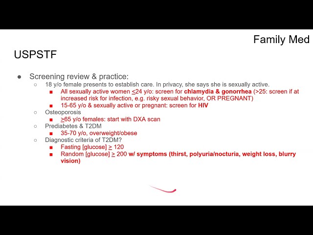Family Medicine NBME Shelf & Step 2 CK Review - Episode 1