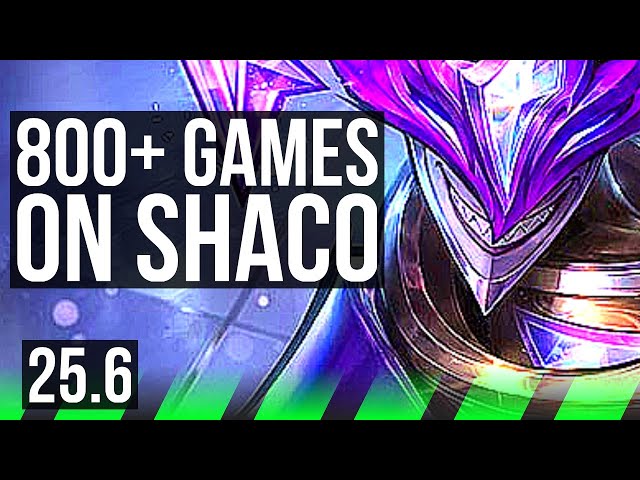 SHACO vs DR. MUNDO (JGL) | Legendary, 800+ games, Rank 13 Shaco | EUW Grandmaster | 25.6