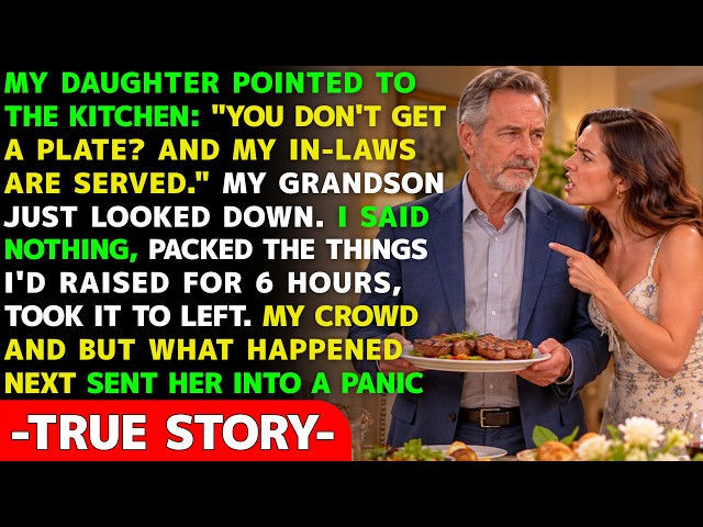 My Daughter Said, "You Eat After My In-laws." I Walked Out With My Roast—then... | Dad at Midnight