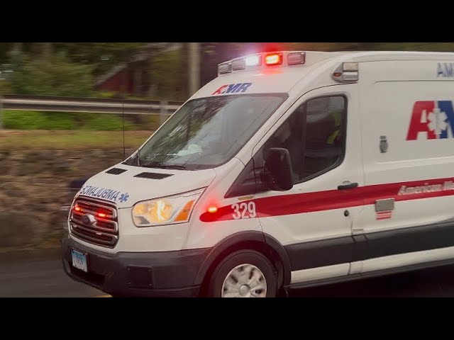 AMR 329 responding to the medical with head injury.