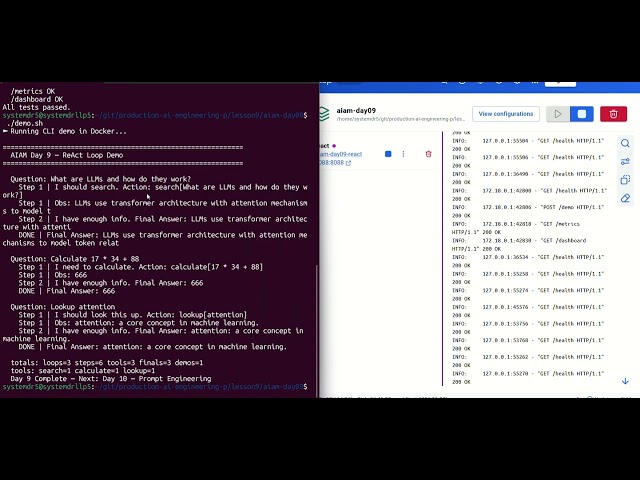 Day 9 — ReAct Loop