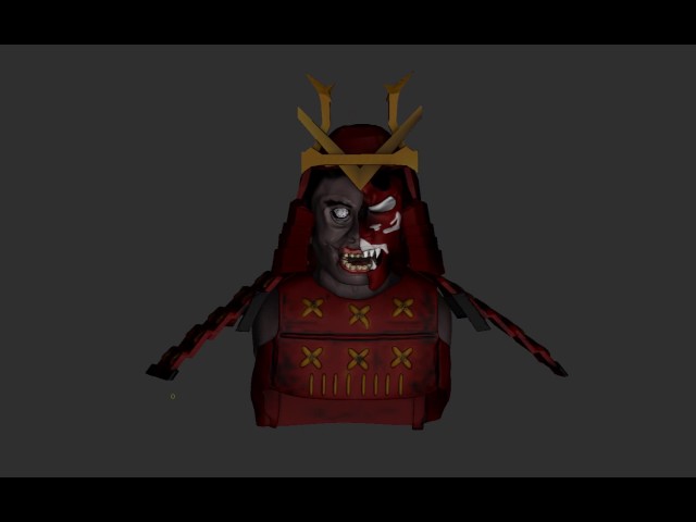 Samurai Zombie Z-Brush Sculpt 2017
