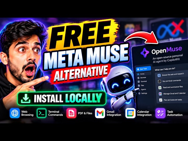 OpenMuse Tutorial: Free Meta Muse Alternative (Install Locally)