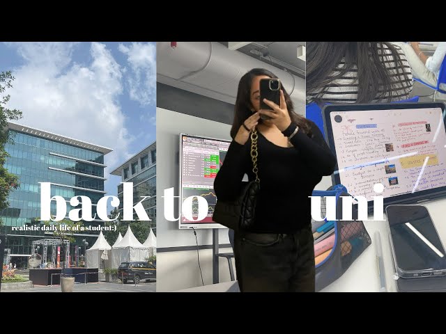 UNI DAYS IN MY LIFE🎧💻 first year, student life, come to class w/ me┃Atlas Skilltech University☁️