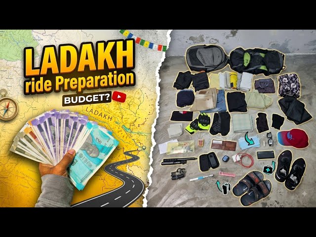 Getting ready for the Ladakh ride 😍 | Things to carry ✈️ | LADAKH 2026 🗻