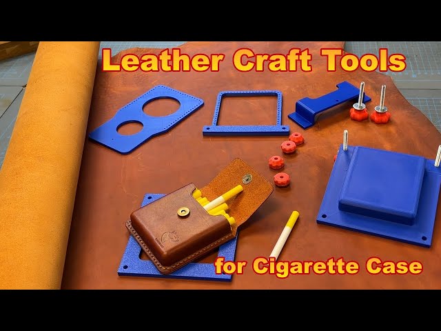 Wet Moulded Leather Cigarette Case – Full Molds Set Review / DIY Leder Nassformung