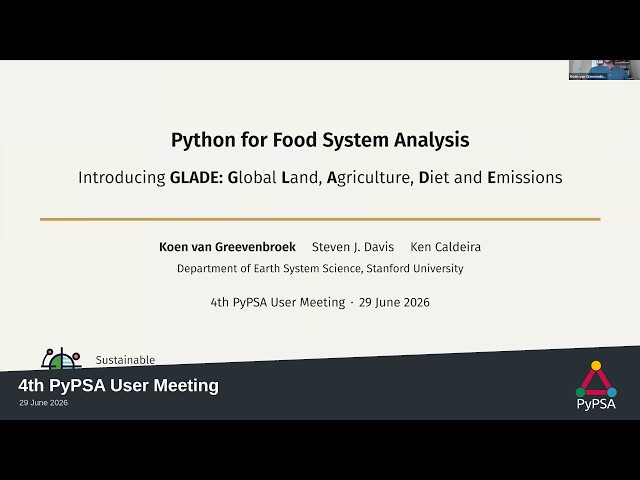 Python for Food Systems Analysis
